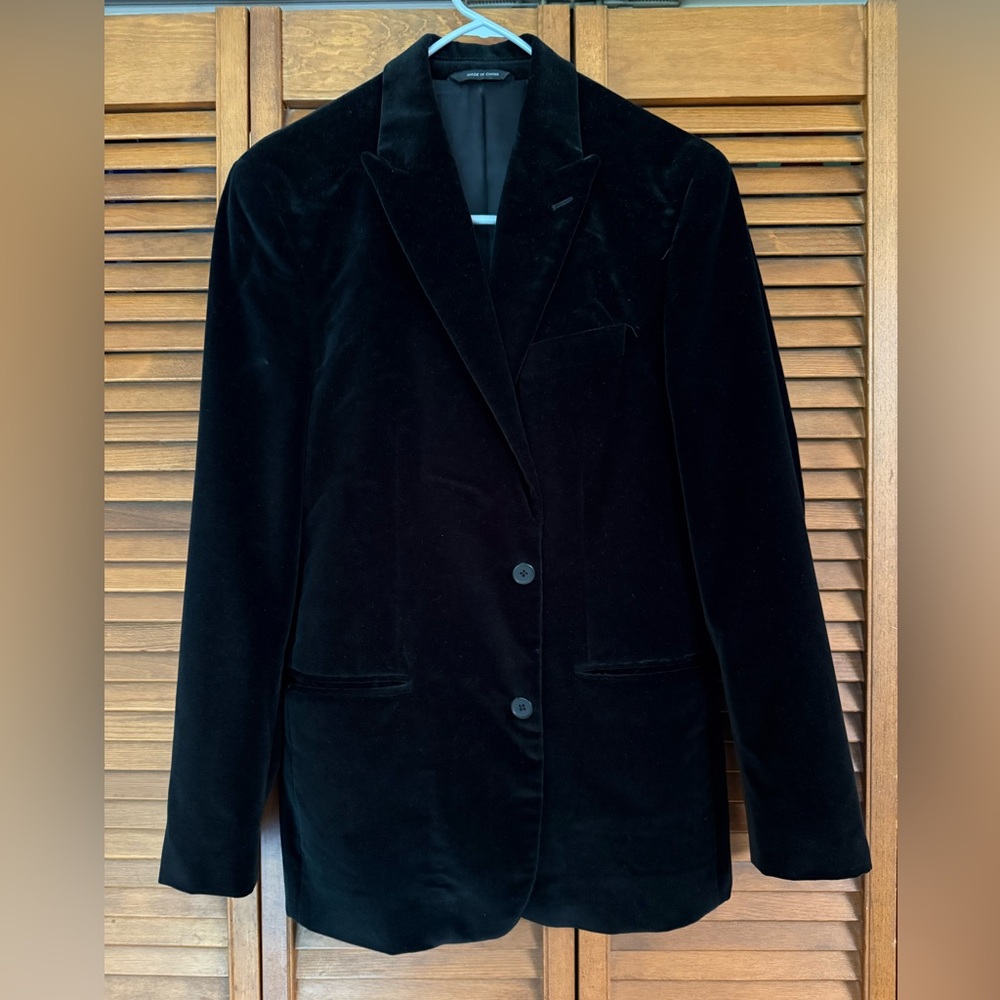 Black Velour Marc Anthony Blazer - Only worn twice
